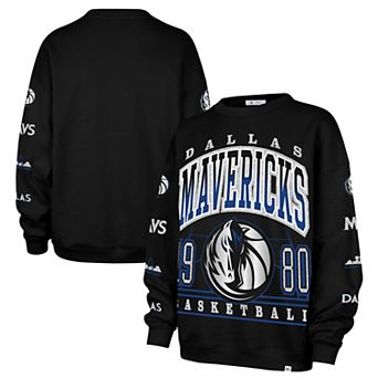 Women's '47 Black Dallas Mavericks 2025/26 City Edition Go Big Oversized Sweatshirt