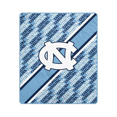 Pegasus North Carolina Tar Heels 60" x 70" Diagonal Lined Wordmark Ultra Soft Blanket