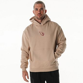 Unisex The Wild Collective Tan Arizona Cardinals Oversized Graphic Fleece Hoodie