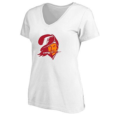 Women's Fanatics Baker Mayfield White Tampa Bay Buccaneers Plus Size Name & Number Scoop Neck T-Shirt