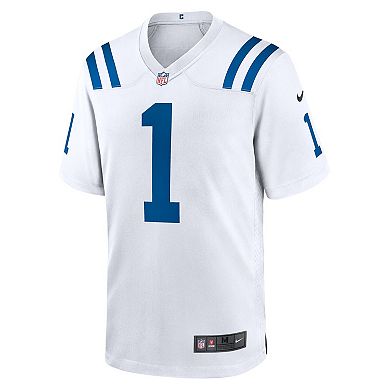 Men's Nike Ahmad Sauce Gardner White Indianapolis Colts Game Jersey