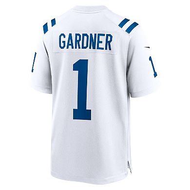 Men's Nike Ahmad Sauce Gardner White Indianapolis Colts Game Jersey