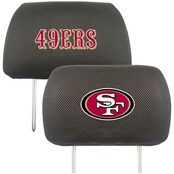 Logo Brands San Francisco 49ers Car Head Rest Cover