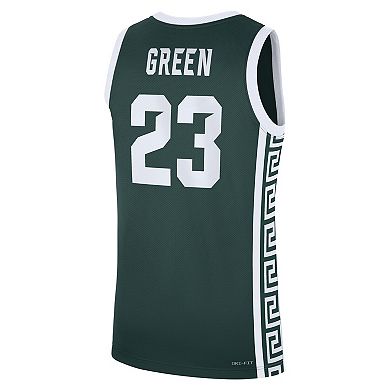 Men's Nike Draymond Green Green Michigan State Spartans Road Replica Basketball Jersey