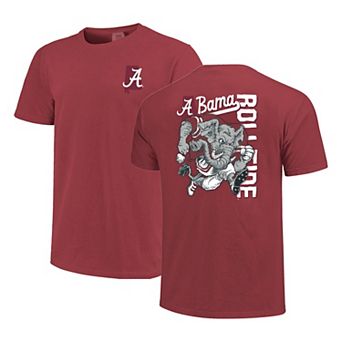 Men's Crimson Alabama Crimson Tide Sketched Mascot Comfort Colors T-Shirt