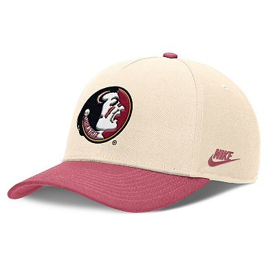 Men's Nike Natural/Pink Florida State Seminoles Academic Rise Dri-FIT Adjustable Hat