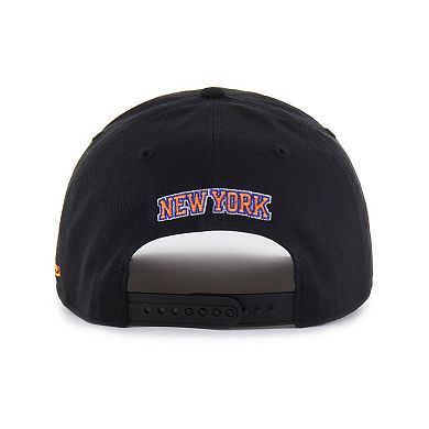 Men's Brand Seen by '47 Black New York Knicks Sorry I Was Hooping Hitch Adjustable Hat