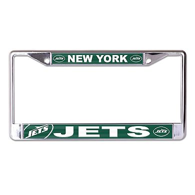 WinCraft New York Jets Laser Cut Metal License Plate Frame