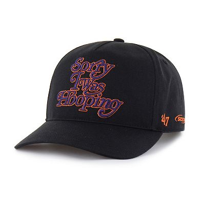Men's Brand Seen by '47 Black Phoenix Suns Sorry I Was Hooping Hitch Adjustable Hat