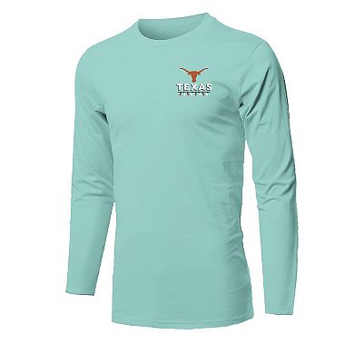 Youth Light Green Texas Longhorns Merry Christmas Tree Long Sleeve T-Shirt