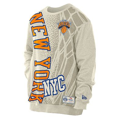 Men's New Era Tan New York Knicks 2025/26 City Edition Sweatshirt