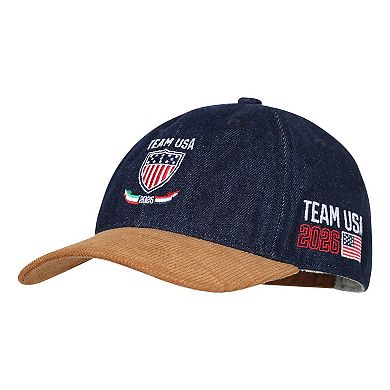 Men's Outerstuff Navy Team USA Milano Cortina 2026 Winter Olympics Adjustable Hat