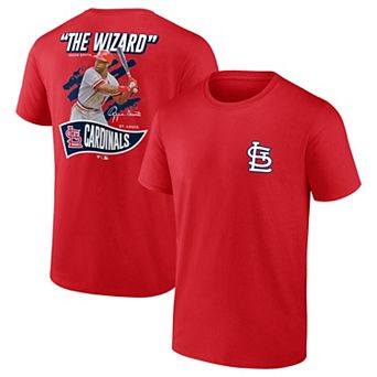 Men's Fanatics Ozzie Smith Red St. Louis Cardinals Retired Player Nickname Name & Number T-Shirt