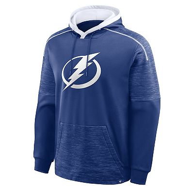 Men's Fanatics Blue Tampa Bay Lightning Goaltender Defender Pullover Hoodie