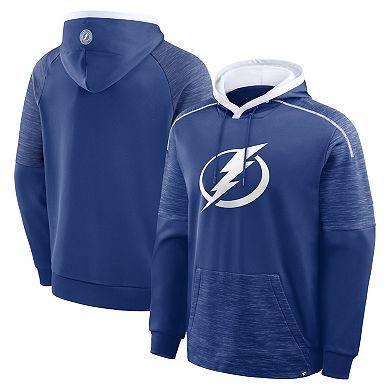 Men's Fanatics Blue Tampa Bay Lightning Goaltender Defender Pullover Hoodie