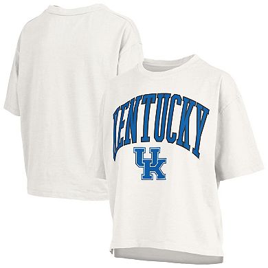 Women's Pressbox White Kentucky Wildcats Nelson T-Shirt