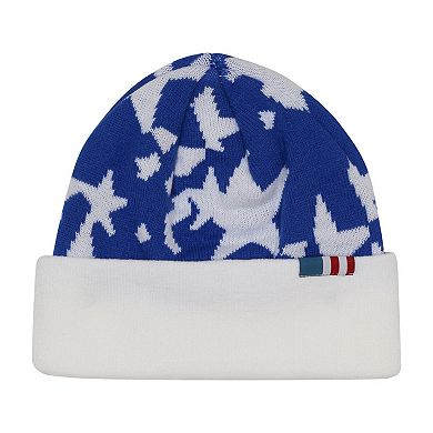 Men's Outerstuff Blue/White Team USA 2026 Winter Olympics Milano Cortina Cuffed Knit Hat