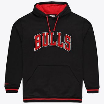 Men's Mitchell & Ness Black Chicago Bulls Hardwood Classics Big & Tall Hoodie