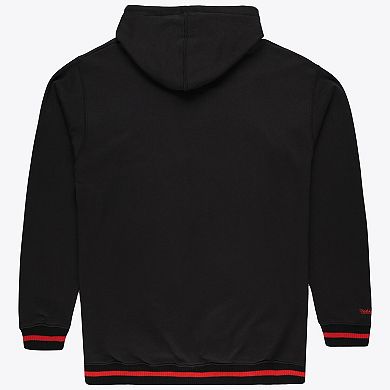 Men's Mitchell & Ness Black Chicago Bulls Hardwood Classics Big & Tall Hoodie