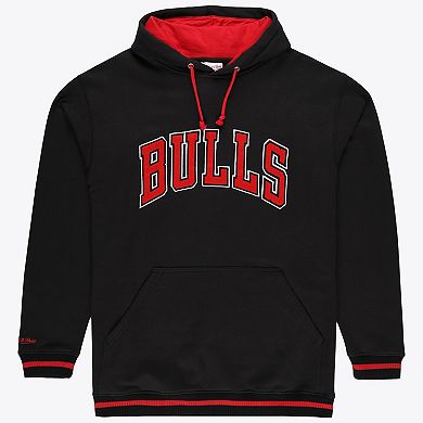 Men's Mitchell & Ness Black Chicago Bulls Hardwood Classics Big & Tall Hoodie