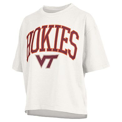 Women's Pressbox White Virginia Tech Hokies Nelson T-Shirt