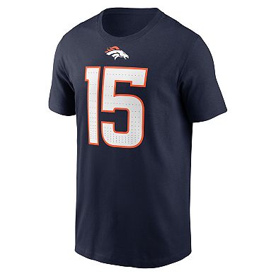 Men's Nike Nik Bonitto Navy Denver Broncos Player Name & Number T-Shirt