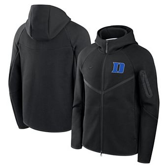 Men's Nike Black Duke Blue Devils Tech Fleece Full-Zip Windrunner Hoodie