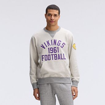 Fanatics Oatmeal Minnesota Vikings IconicFleece Pocket Sweatshirt