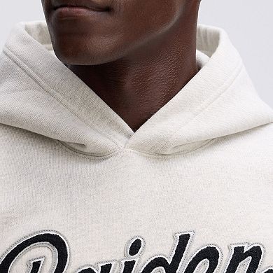 Fanatics Oatmeal Las Vegas Raiders IconicFleece Tipped Hoodie