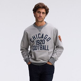 Fanatics Heather Gray Chicago Bears IconicFleece Pocket Sweatshirt