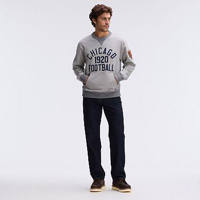 Fanatics Heather Gray Chicago Bears IconicFleece Pocket Sweatshirt