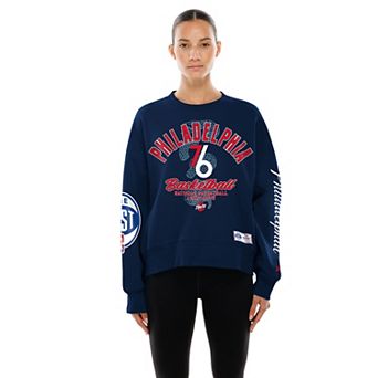 Women's New Era Navy Philadelphia 76ers 2025/26 City Edition Sweatshirt