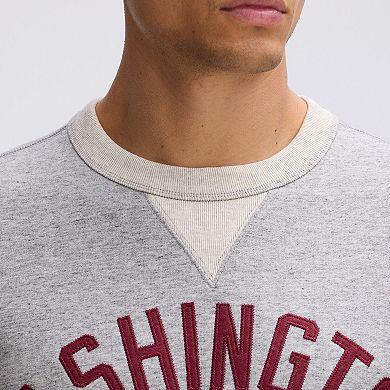 Fanatics Heather Gray Washington Commanders IconicFleece Pocket Sweatshirt