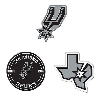 WinCraft San Antonio Spurs 3-Pack Premium Fridge Magnet Set
