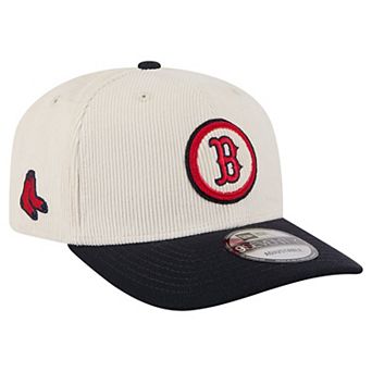 Men's New Era Cream Boston Red Sox Loyal 9SEVENTY Adjustable Hat