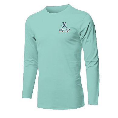 Youth Light Green Virginia Cavaliers Merry Christmas Tree Long Sleeve T-Shirt