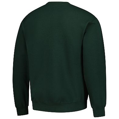 Men's Green Michigan State Spartans Holiday Fleece Sweatshirt