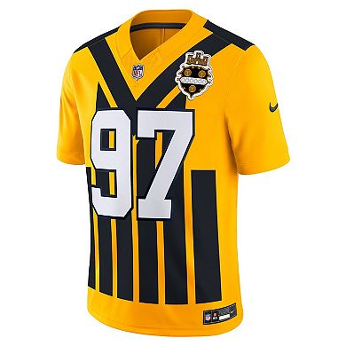 Men's Nike Cameron Heyward Gold Pittsburgh Steelers Alternate Vapor F.U.S.E. Limited Jersey