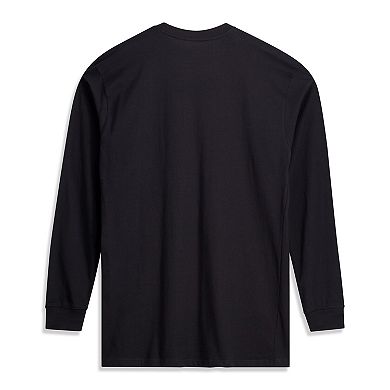 Men's Fanatics Black New York Jets Big & Tall Coverage Scheme Long Sleeve T-Shirt