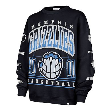 Women's '47 Navy Memphis Grizzlies 2025/26 City Edition Go Big Oversized Sweatshirt