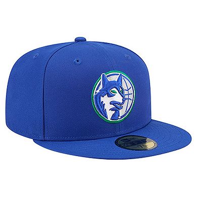 Men's New Era Blue Minnesota Timberwolves Core Logo 59FIFTY Fitted Hat