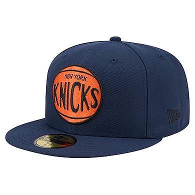 Men's New Era Navy New York Knicks Core Logo 59FIFTY Fitted Hat