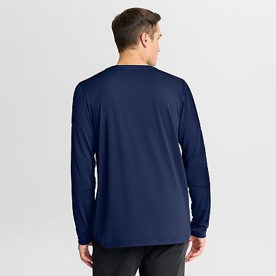 Men's Fanatics Navy Florida Panthers Authentic Pro Rink Tech Long Sleeve T-Shirt