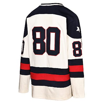 Men's Outerstuff #80 Team USA Milano Cortina 2026 Winter Olympics Fashion Hockey Jersey