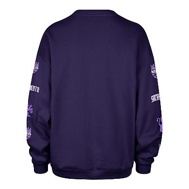Women's '47 Purple Sacramento Kings 2025/26 City Edition Go Big Oversized Sweatshirt