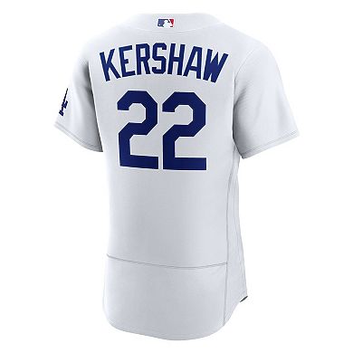 Men's Nike Clayton Kershaw White Los Angeles Dodgers Home Authentic Jersey