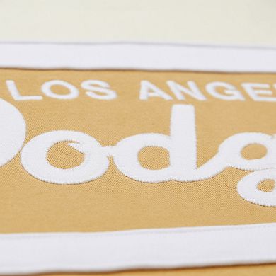 Men's Mitchell & Ness Tan Los Angeles Dodgers Head Coach Hoodie