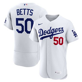 Men's Nike Mookie Betts White Los Angeles Dodgers Home Authentic Jersey