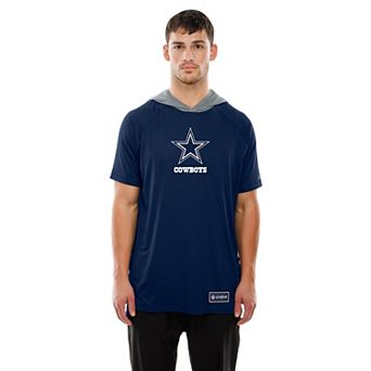 Men's New Era Navy Dallas Cowboys Combine Authentic Helmet T-Shirt
