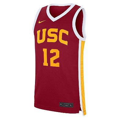 Men's Nike JuJu Watkins Cardinal USC Trojans Road Replica Basketball Jersey